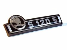 Skoda 120S rear trunk badge