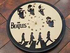 Novelty Beatles Wall Clock on Vinyl Decca LP