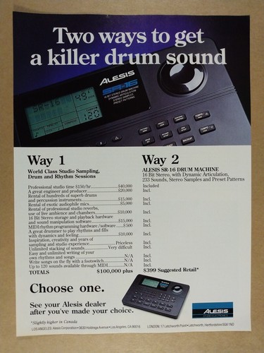 1991 alesis drum - alesis, machine