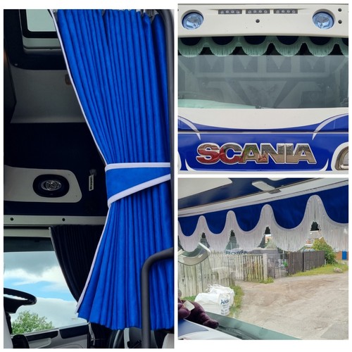 Truck curtains pelmet - curtains,