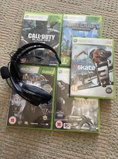 xbox 360 games bundles Gamer Boy Girl Lady Man Computer Head Set Mic Speaker Lot