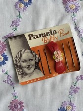 Vintage Deadstock 30s 40s Red