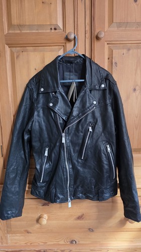 Allsaints men leather jacket - allsaints,