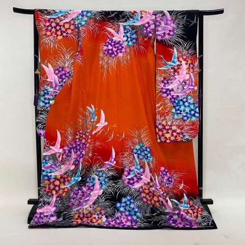 Furisode kimono genuine - furisode,