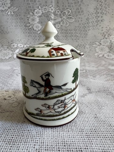 Coalport hunting scene - hunting,