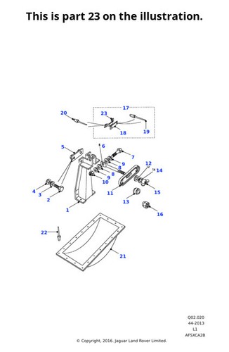 Land rover genuine bracket - land,