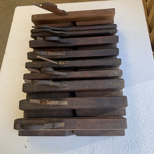 Vintage wooden moulding planes - wooden,