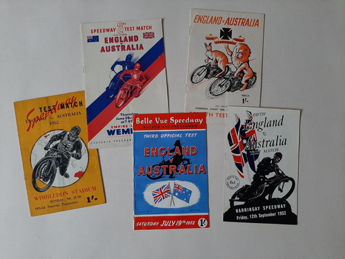 Speedway programmes all - programmes, 5