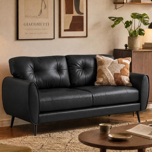 Leather sofa couch 4 - leather,
