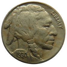 1930 USA Buffalo Nickel / 5 Cents Coin