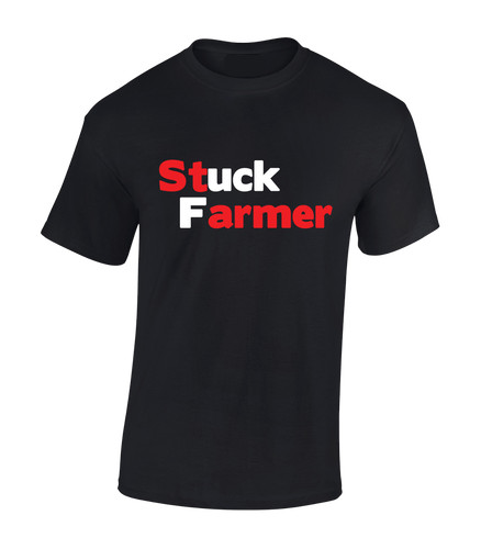 Stuck farmer funny mens - stuck,