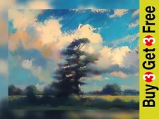 Dramatic Cloud Horizon 5"x7"