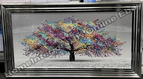 Colourful tree wall - , liquid