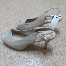 Marks and Spencer Women Metallic Glitter Sandal Party Shoes Size UK 7 EUR 40