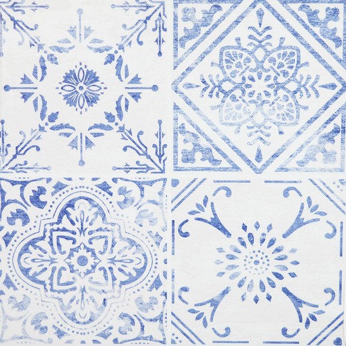 Floor tiles self - adhesive, blue