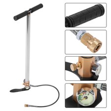 3 Stage PCP 4500PSI Air Gun Rifle Filling Stirrup Pump Hand Pump Pressure Gauge