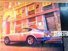 DATSUN 240Z 240 Z - COLLECTIBLE FRAMEABLE ORIGINAL CLASSIC CAR ROAD TEST REVIEW