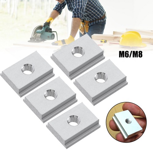 10x t track slider - m6/m8, t-track
