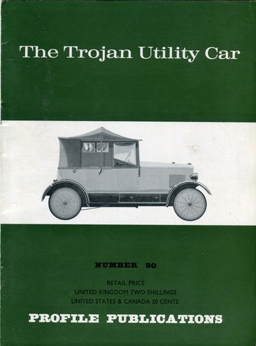 The trojan utility car - car, profile