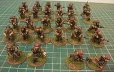Painted 28mm ww2 bolt action British Airborne Rifle Platoon miniatures