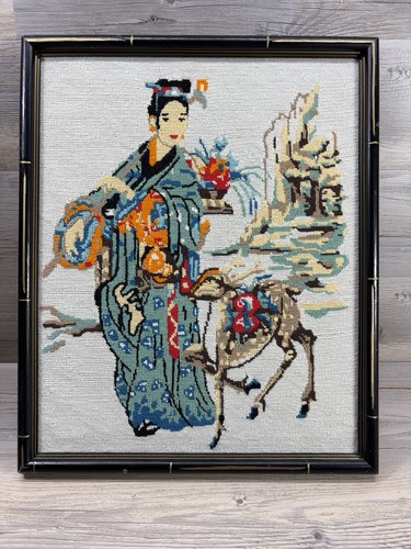 Vtg asian wall art - vtg,