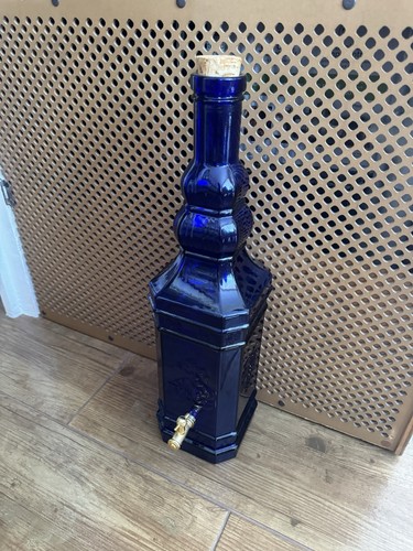 Vintage cobalt blue - vintage, wine