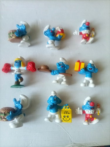 Mcdonald 1996 vintage smurfs - mcdonald's,