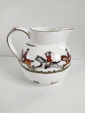 Crown Staffordshire Hunting Scene Pitcher Jug 650ml