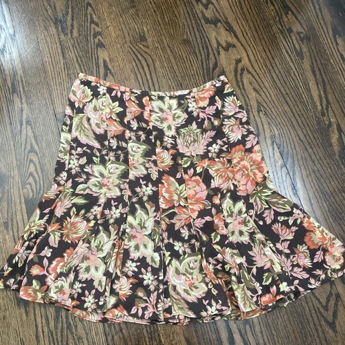 Loft 12p skirt women brown - 12p,