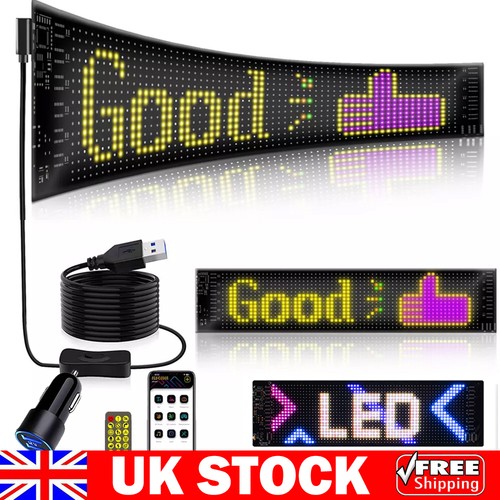 Car rgb led - led, scrolling