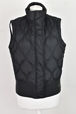 REEBOK Black Padded Gilet size Uk 14 Womens Full Zip Outdoors Outerwear