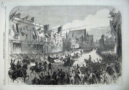 Original old antique print - original,
