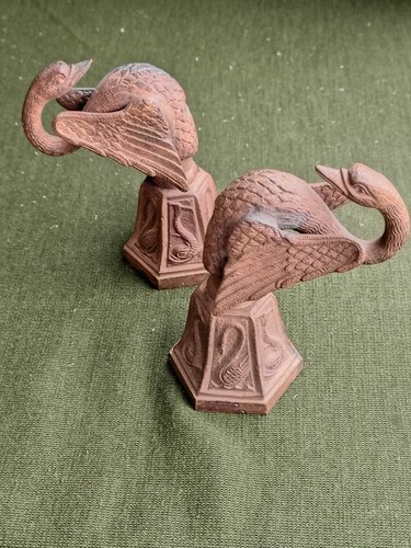 Swans pair french - swans, empire