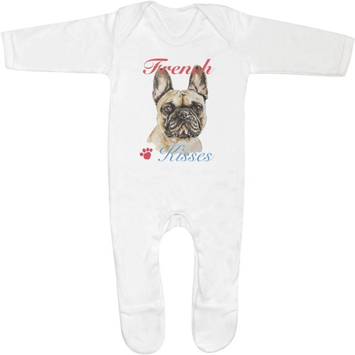 French kisses baby - kisses', sleepsuit