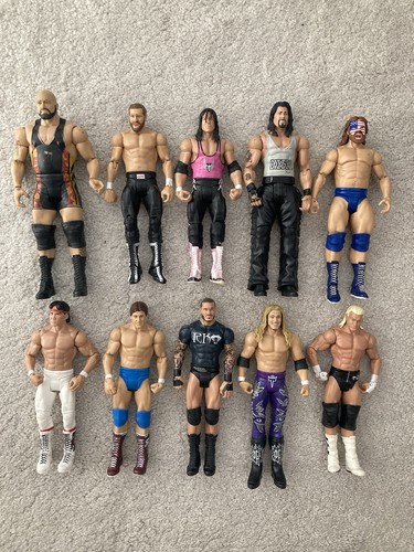 Wwe mattel wwf figured bundle - mattel,