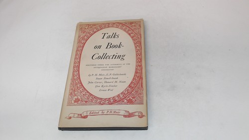 Talks on book collecting - talks,