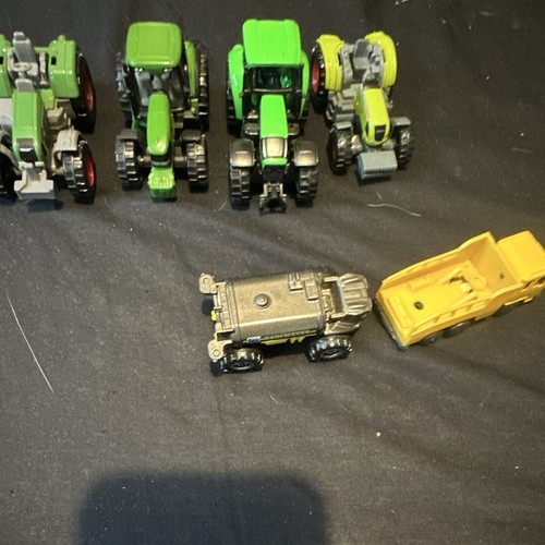 Diecast plastic farm tractor - &,