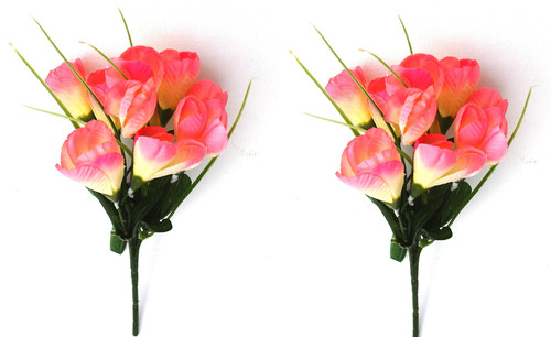 Bunches artificial pink - 2,