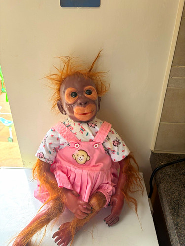 Human hair monkey reborn - , doll