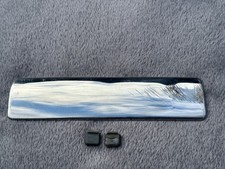 HONDA VFR400 VFR 400 NC30 1990-1991 CHROME EXHAUST HEAT SHIELD GUARD + RUBBERS