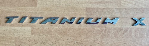 Ford titanium badge - ford, x
