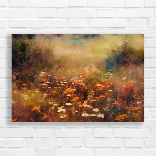 Vibrant autumn meadow original - autumn,