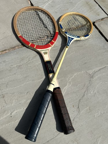 Vintage wooden tennis squash - wooden,