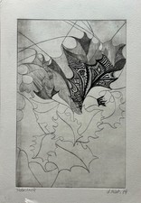 Etching Proof Print Composition A. Küste 1974 Designated