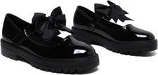 Girls Black Patent Mary Janes