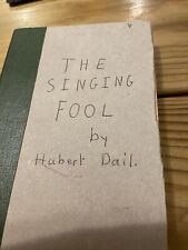 Vintage Book The Singing Fool Hubert Dail Readers Library Film Edition 1929