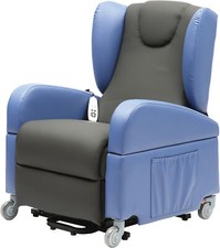 Brookfield Dual Motor Riser Recliner Chair PU Fabric Removable Arms - 3 Colours