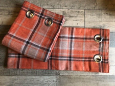 Next ORANGE Woven Check Tweedy