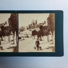 Corfe Castle Dorset Stereoview