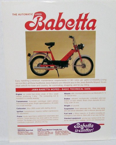 Vintage 1970 jawa - 1970's,